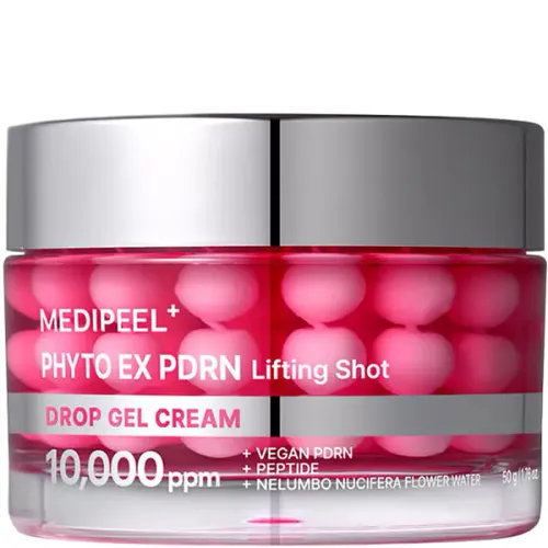 Капсульный гель-крем Medi Peel Phyto EX PDRN Lifting Shot Drop Gel Cream с PDRN, пептидами и витаминами для упругости и