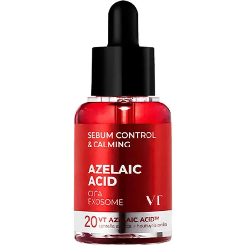 Ампульна сироватка для обличчя VT Cosmetics Azelaic Acid A1 Calming Ampoule з азелаїновою кислотою та екзосомами, 30 мл.