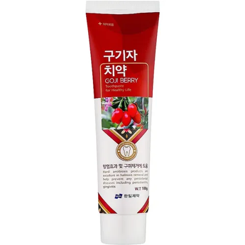 Зубна паста Hanil Goji Berry Toothpaste з екстрактом ягід годжі, 180 г.