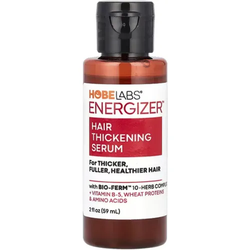 Сыворотка для волос Hobe Labs Energizer Hair Thickening Serum с экстрактом жожоба и витамином B5, 59 мл.