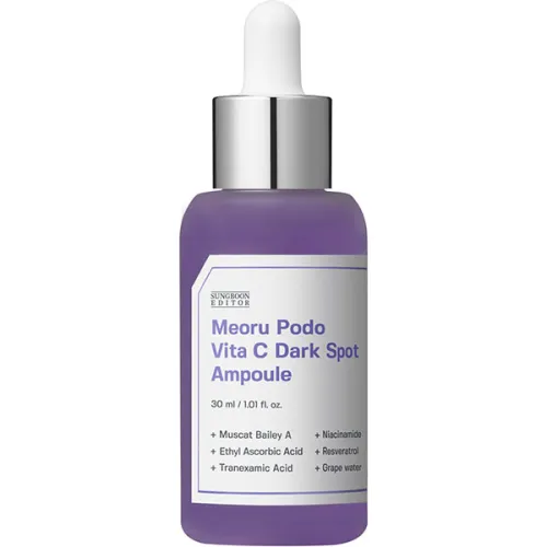 Ампульна освітлююча сироватка для обличчя Sungboon Editor Meoru Podo VitaC Dark Spot Ampoule з вітаміном C і екстрактом