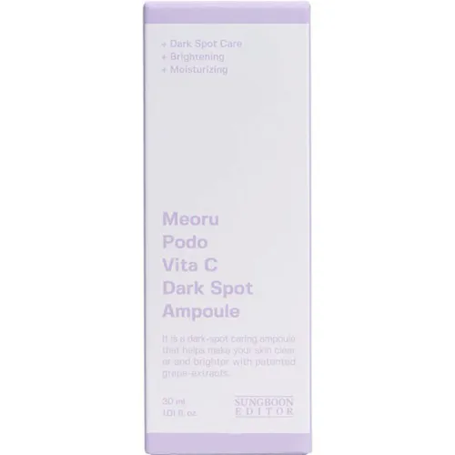 Ампульна освітлююча сироватка для обличчя Sungboon Editor Meoru Podo VitaC Dark Spot Ampoule, 30 мл. - вигляд 2