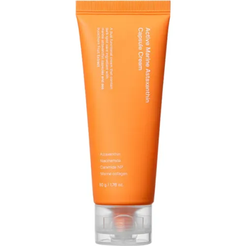 Капсульний крем для обличчя Sungboon Editor Active Marine Astaxanthin Capsule Cream з морським астаксантином, 50 г.