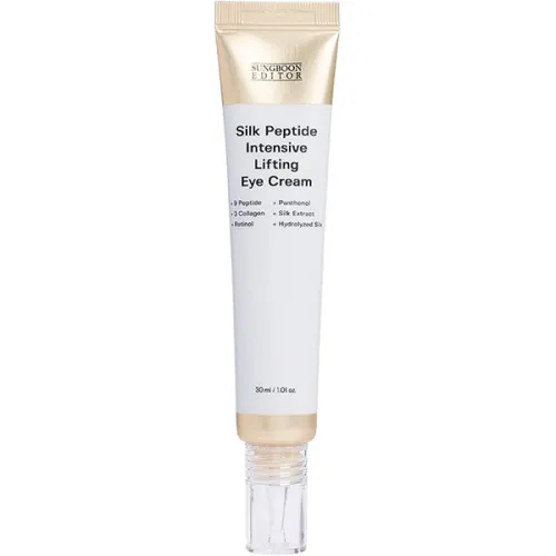 Лифтинг-крем для кожи вокруг глаз Sungboon Editor Silk Peptide Intensive Eye Cream с шелком и пептидами интенсивного