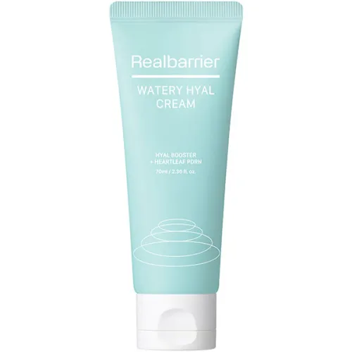 Легкий увлажняющий крем для лица Real Barrier Watery Hyal Cream с гиалуроновой кислотой, 70 мл.
