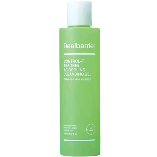 Гель для вмивання проти запалень Real Barrier Control-T Tea Tree AC Cooling Cleansing Gel з екстрактом чайного дерева, 200