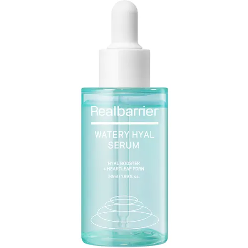 Легка зволожуюча сироватка для обличчя Real Barrier Watery Hyal Serum з гіалуроновою кислотою, 50 мл.