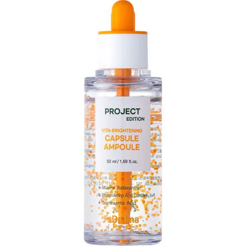 Осветляющая капсульно-ампульная сыворотка для лица JsDerma Project Edition Vita-Brightening Capsule Ampoule с витаминами, 50