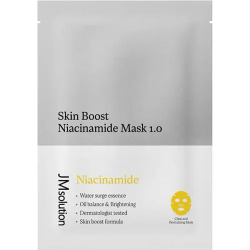Тканинна маска для обличчя JMsolution Skin Boost Niacinamide Mask 1.0 з ніацинамідом, 30 мл.
