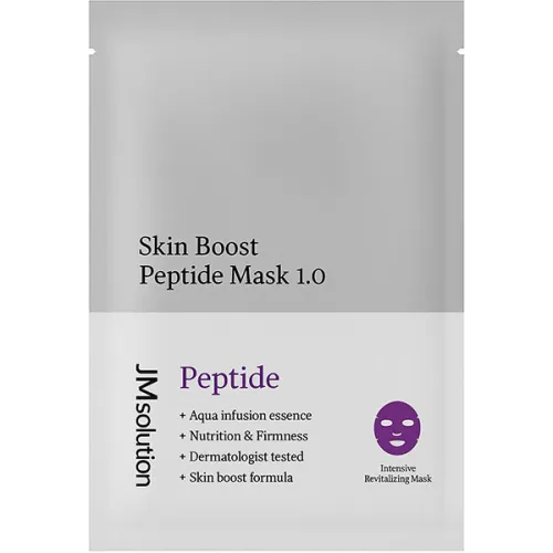 Тканинна маска для обличчя JMsolution Skin Boost Peptide Mask 1.0 з пептидами, 30 мл.