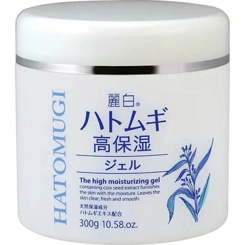 Зволожуючий гель для обличчя та тіла Kumano Yushi Reihaku Hatomugi High Moisturizing Gel, 300 г.