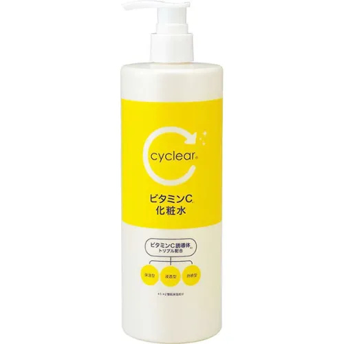 Зволожуючий лосьйон для обличчя та тіла Kumano Yushi Cyclear Vitamin C Lotion з вітаміном C, 500 мл.
