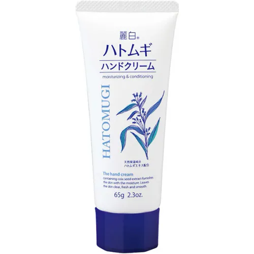 Увлажняющий крем для рук Kumano Yushi Reihaku Hatomugi Hand Cream, 65 г.