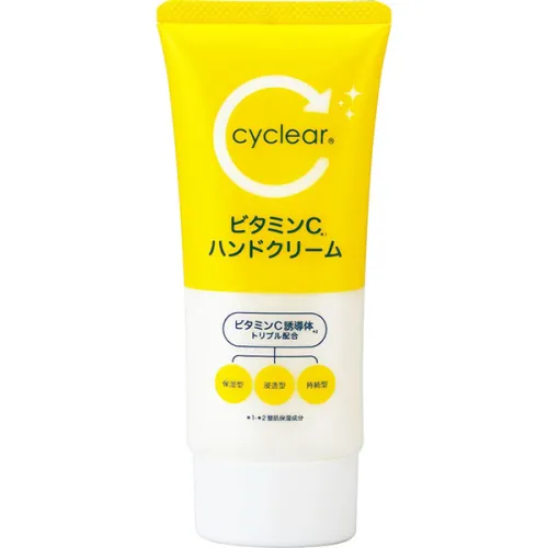 Увлажняющий крем для рук Kumano Yushi Cyclear Vitamin C Hand Cream с витамином C, 80 г.