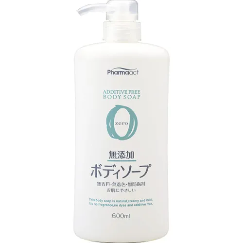 Гель для душу Kumano Yushi Pharmaact Additive Free Body Soap з натуральними оліями, 600 мл.