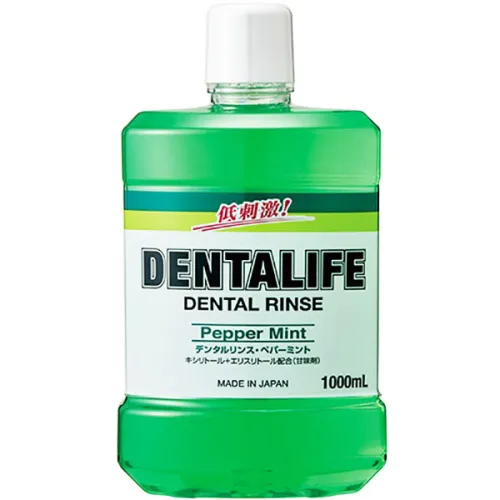 Ополаскиватель для полости рта «перечная мята» Rocket Soap Dentalife Dental Rinse Pepper Mint, 1000 мл.