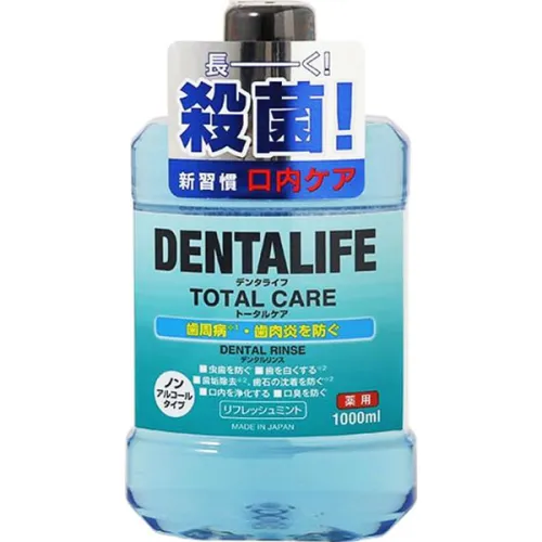 Ополаскиватель для защиты полости рта «мята» Rocket Soap Dentalife Total Care Dental Rinse Mint, 1000 мл.