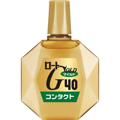 Капли для снятия усталости и сухости глаз мягкого действия Rohto Gold Mild 40 Eye Drops с таурином, 20 мл.