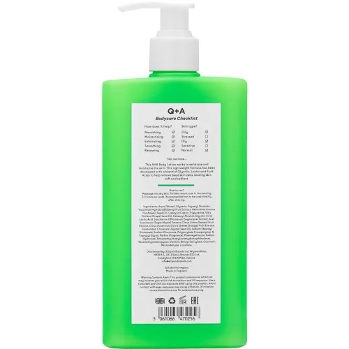 Відлущуючий лосьйон для тіла Q+A AHA Exfoliator Body Lotion, 250 мл. - вигляд 2