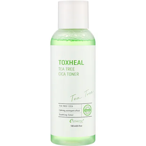Успокаивающий тонер для лица Esthetic House Toxheal Tea Tree Cica Toner с экстрактом чайного дерева и центеллы, 180 мл.