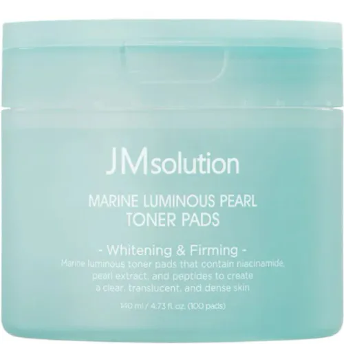 Тонер-пады для лица JMsolution Marine Luminous Pearl Toner Pads с экстрактом жемчуга