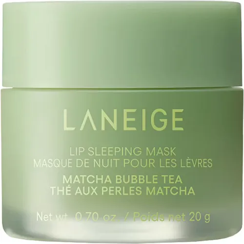 Нічна маска для губ «чай матча» Laneige Lip Sleeping Mask EX Matcha Bubble Tea, 20 г.