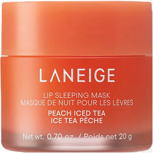 Нічна маска для губ «персиковий чай Laneige Lip Sleeping Mask EX Peach Iced Tea з льодом», 20 г.