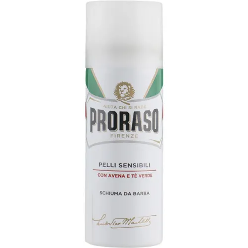 Пена для бритья для чувствительной кожи Proraso White Anti-Irritation Shaving Foam, 50 мл.