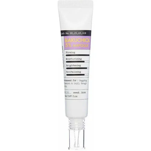 Регенерирующая ампульная сыворотка для лица Derma Factory Bakuchiol 5% Ampoule с бакучиолом, 30 мл.