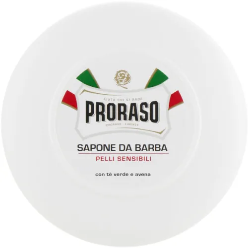 Мыло для бритья для чувствительной кожи Proraso White Anti-Irritation Soap, 150 мл.