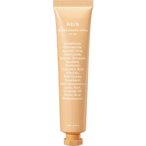 Осветляющий крем для лица Abib Glutathiosome Cream Vita Tube с глутатионом и экзосомами, 75 мл.