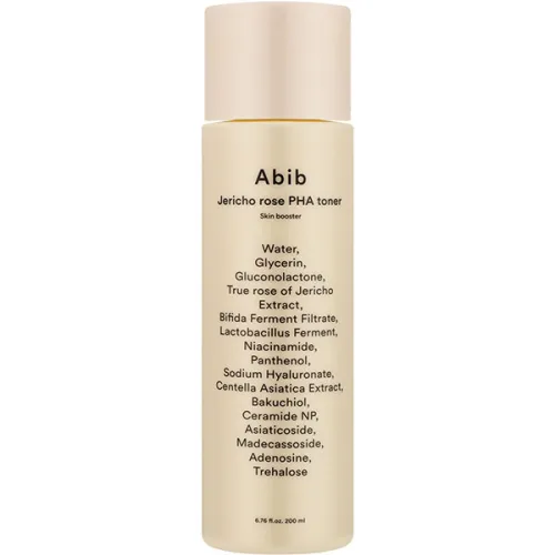 Тонер-бустер для лица Abib Jericho Rose PHA Toner Skin Booster с PHA-кислотами и экстрактом иерихонской розы, 200 мл.