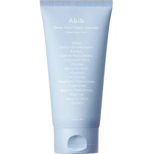 Пінка для вмивання Abib Deep Clean Foam Cleanser Sedum Hyaluron Foam з гіалуроновою кислотою, 150 мл.