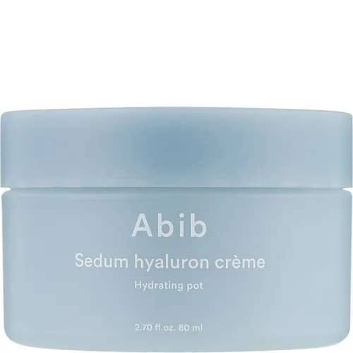Зволожуючий крем для обличчя Abib Sedum Hyaluron Creme Hydrating Pot з гіалуроновою кислотою, 80 мл.