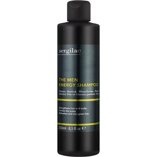 Чоловічий тонізуючий шампунь для волосся Sergilac The Men Energy Shampoo, 250 мл.