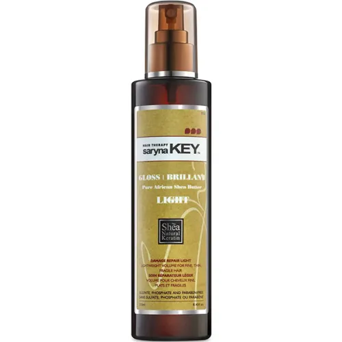 Спрей-блиск для відновлення пошкодженого тонкого волосся Saryna Key Damage Repair Light Pure African Shea Butter Brilliant
