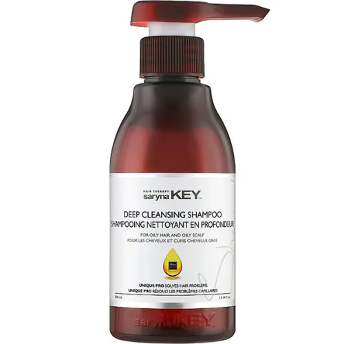 Шампунь для глибокого очищення жирної шкіри голови Saryna Key Unique Pro Deep Cleansing Shampoo, 300 мл.