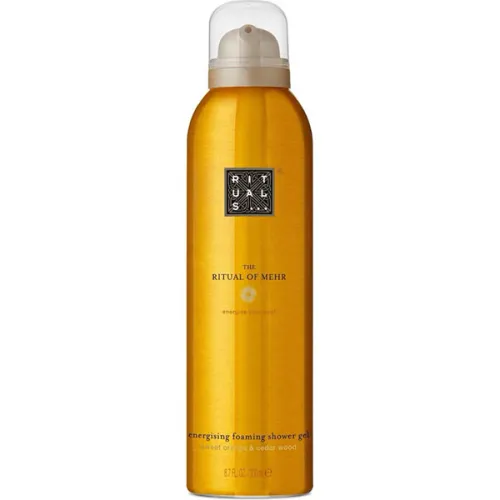 Гель-пенка для душа «ритуал солнца» Rituals The Ritual of Mehr Energising Foaming Shower Gel Sweet Orange & Cedar Wood, 200