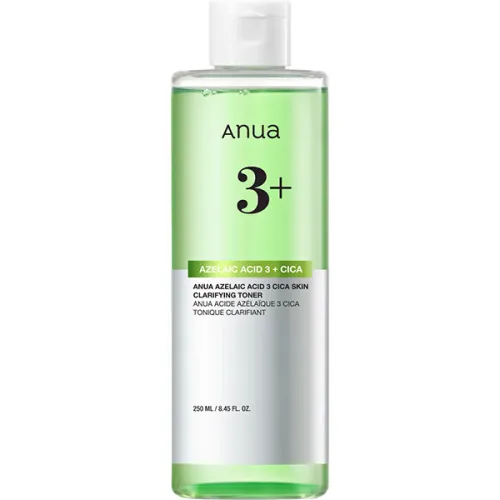 Тонер для очищення обличчя Anua Azelaic Acid 3 Cica Skin Clarifying Toner з азелаїновою кислотою 3% та центелою азіатською