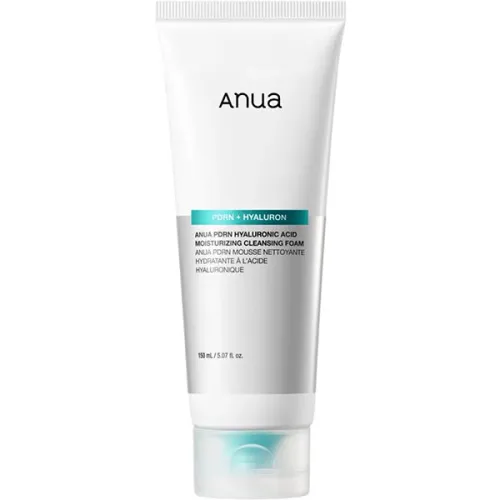 Пенка для умывания Anua PDRN Hyaluronic Acid Moisturizing Cleansing Foam с PDRN и гиалуроновой кислотой, 150 мл.