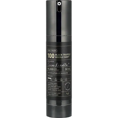 Антивозрастная бустер-сыворотка для лица VT Cosmetics Black Truffle Reedle Shot 100 с экстрактом трюфеля и микроиглами, 50