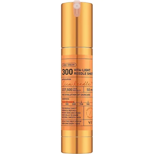 Сыворотка-бустер для лица VT Cosmetics Vita-Light Reedle Shot 300 с витамином С и микроиглами, 50 мл.