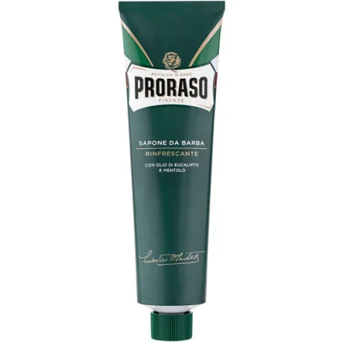 Крем для бритья Proraso Green Refreshing Shaving Cream с эвкалиптом и ментолом, 150 мл.
