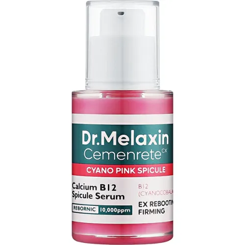 Интенсивно регенерирующая сыворотка для лица Dr.Melaxin Cemenrete Cyano Pink Spicule Serum с микроиглами, 30 мл.