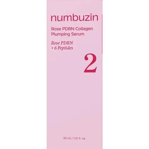 Сироватка для пружності шкіри обличчя Numbuzin No.2 Rose PDRN Collagen Plumping Serum, 30 мл. - вигляд 2