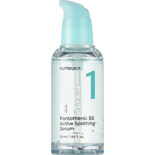 Успокаивающая сыворотка для лица Numbuzin No.1 Pantothenic B5 Active Soothing Serum с пантенолом и витамином B5, 50 мл.
