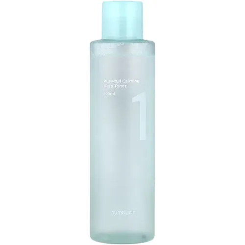 Успокаивающий тонер для лица Numbuzin No.1 Pure-full Calming Herb Toner с экстрактом центеллы и пантенолом, 300 мл.