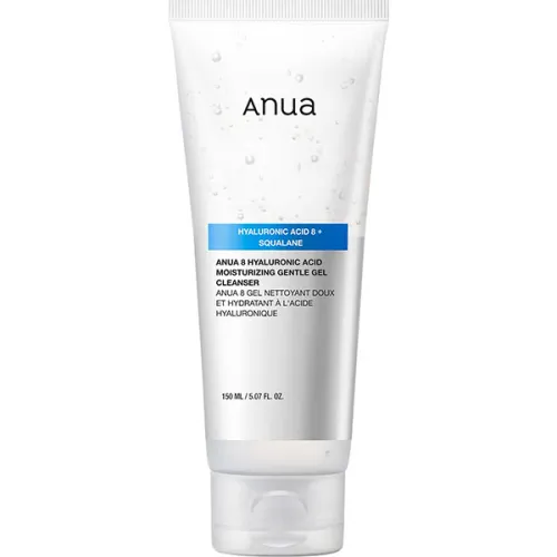 Гель для умывания Anua 8 Hyaluronic Acid Moisturizing Gentle Gel Cleanser с 8 видами гиалуроновой кислоты и пантенолом, 150