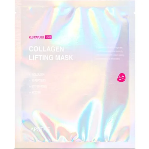 Гідрогелева ліфтинг-маска для обличчя Apothe Red Capsule Pro-Collagen Lifting Mask з колагеном, 34 г.