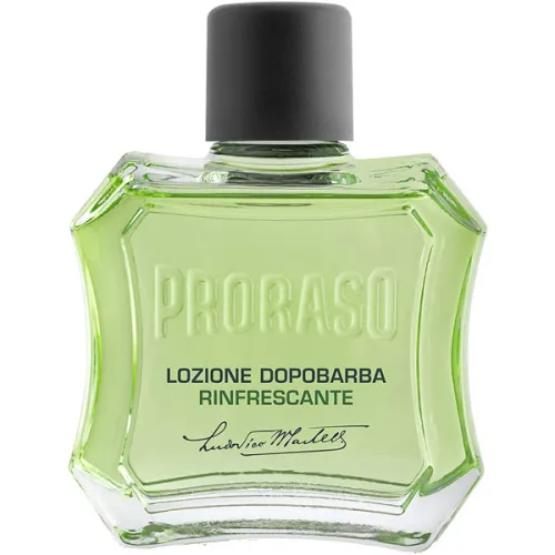 Освежающий лосьон после бритья Proraso Green After Shave Refreshing Lotion с эвкалиптом и ментолом, 100 мл.